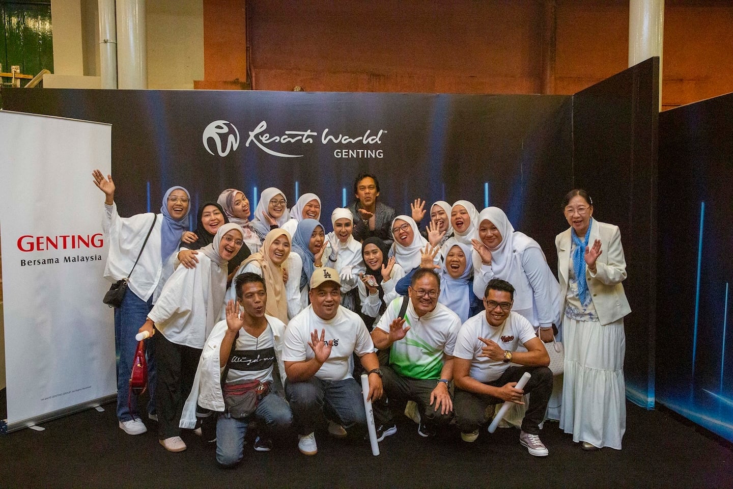 Malaysia's Queen of Rock, Ella Aminuddin together with her husband, Azhar Ghazali (middle) enjoying photography sessions with the concert-goers
