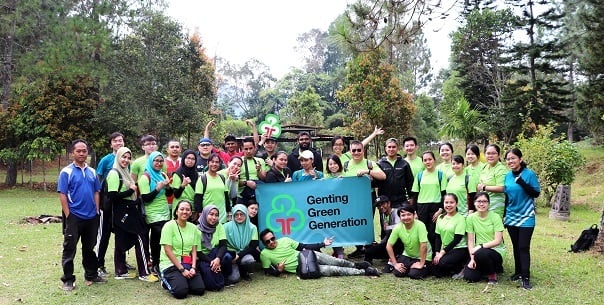 35 G3 volunteers participated in a 1.8km trail walk at Awana BioPark, Genting Highlands on 3 May to better understand the flora and fauna found within the Genting area.