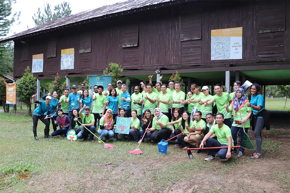RWG’s Genting Green Generation (G3) Volunteer Programme recently held their first gotong-royong activity at Awana BioPark, Genting Highlands on 24 January 2018. A total number of 48 volunteers participated in this clean-up activity.