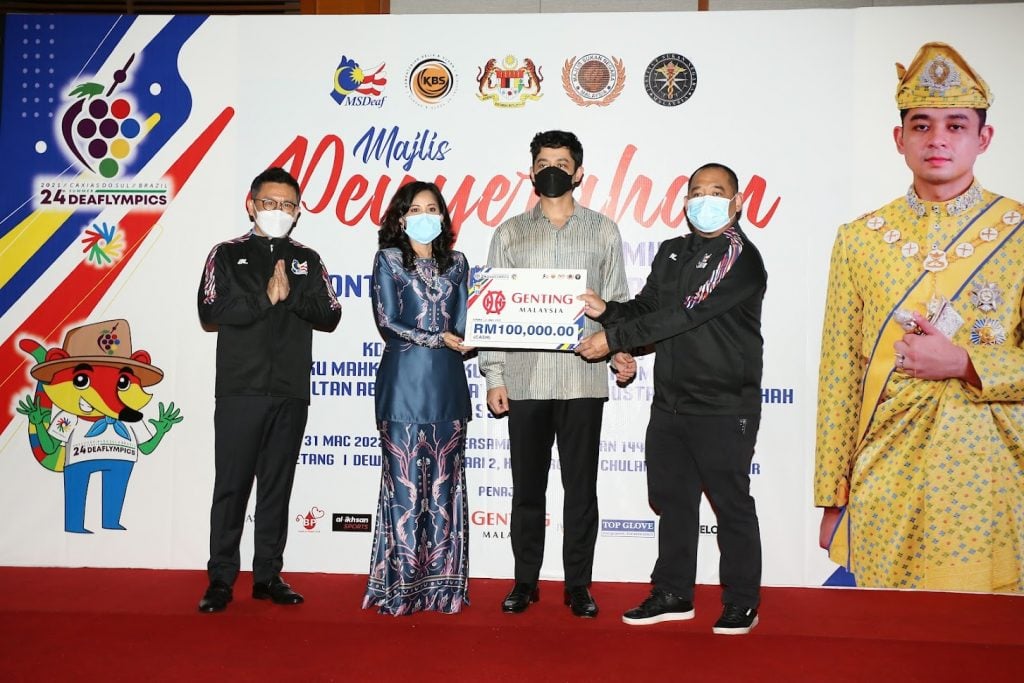 GENM Donates RM100,000 to the Malaysian Deaf Sports Association (MSDeaf) featured image