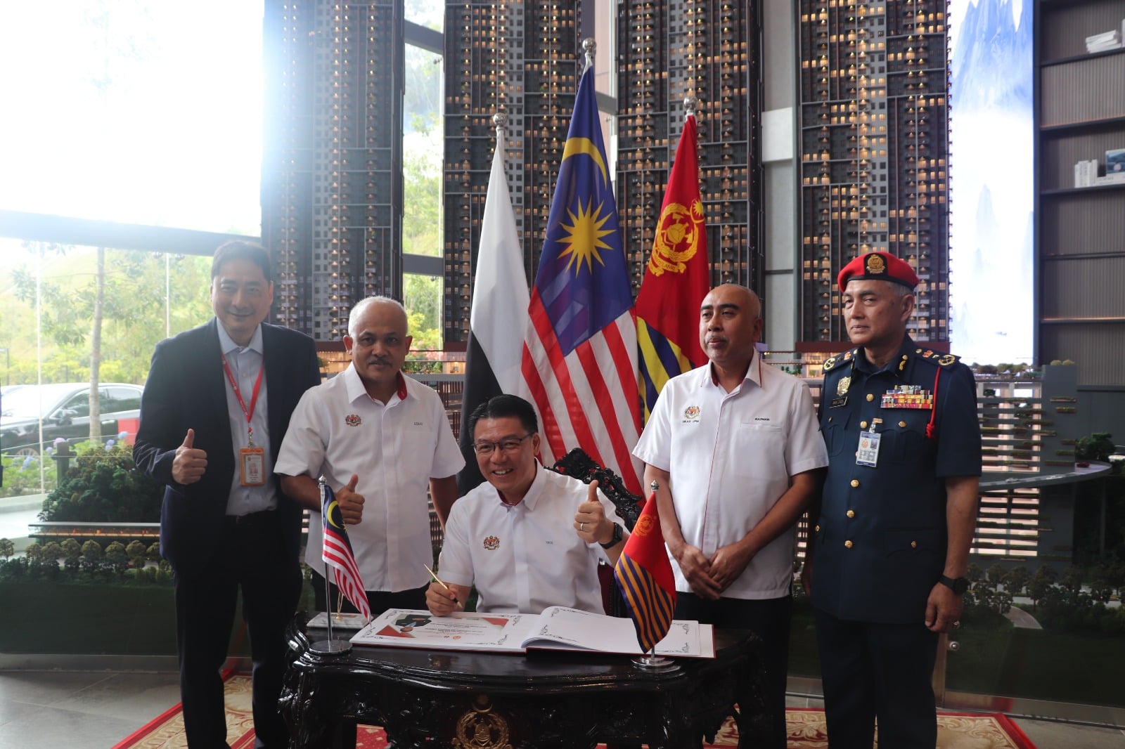 Groundbreaking Ceremony of the Gohtong Jaya Fire and Rescue Station and Quarters, Pahang image 5